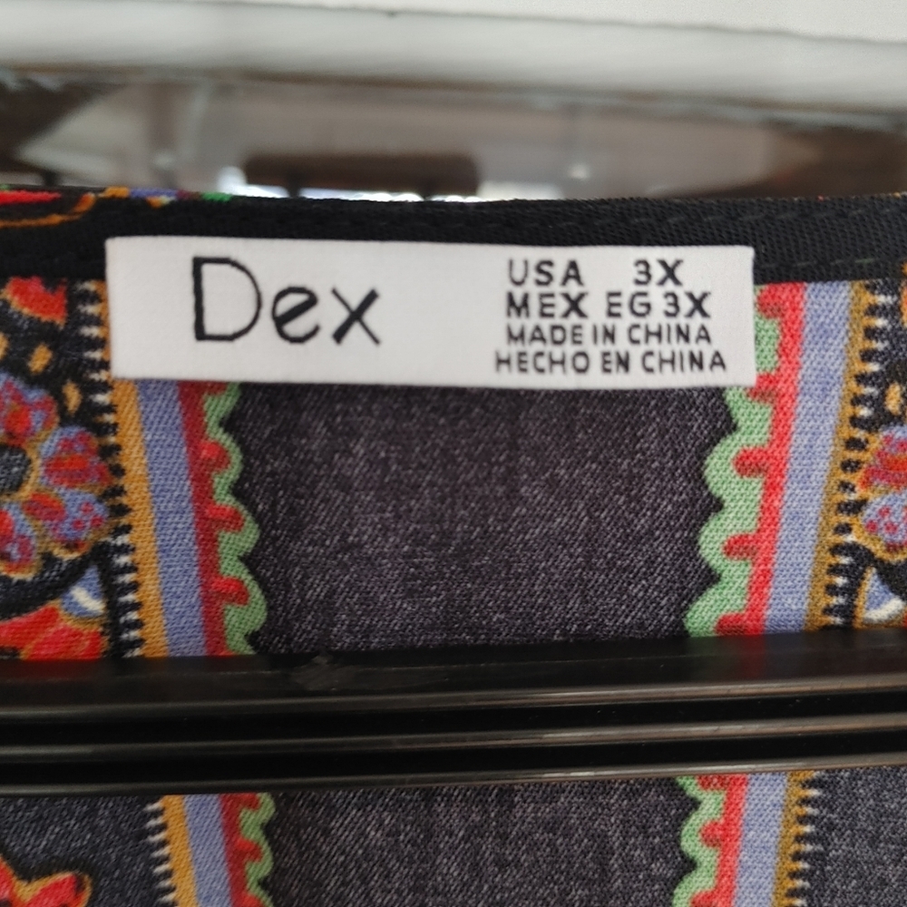 Dex true wrap ruffle dress size 3x - Picture 5 of 15